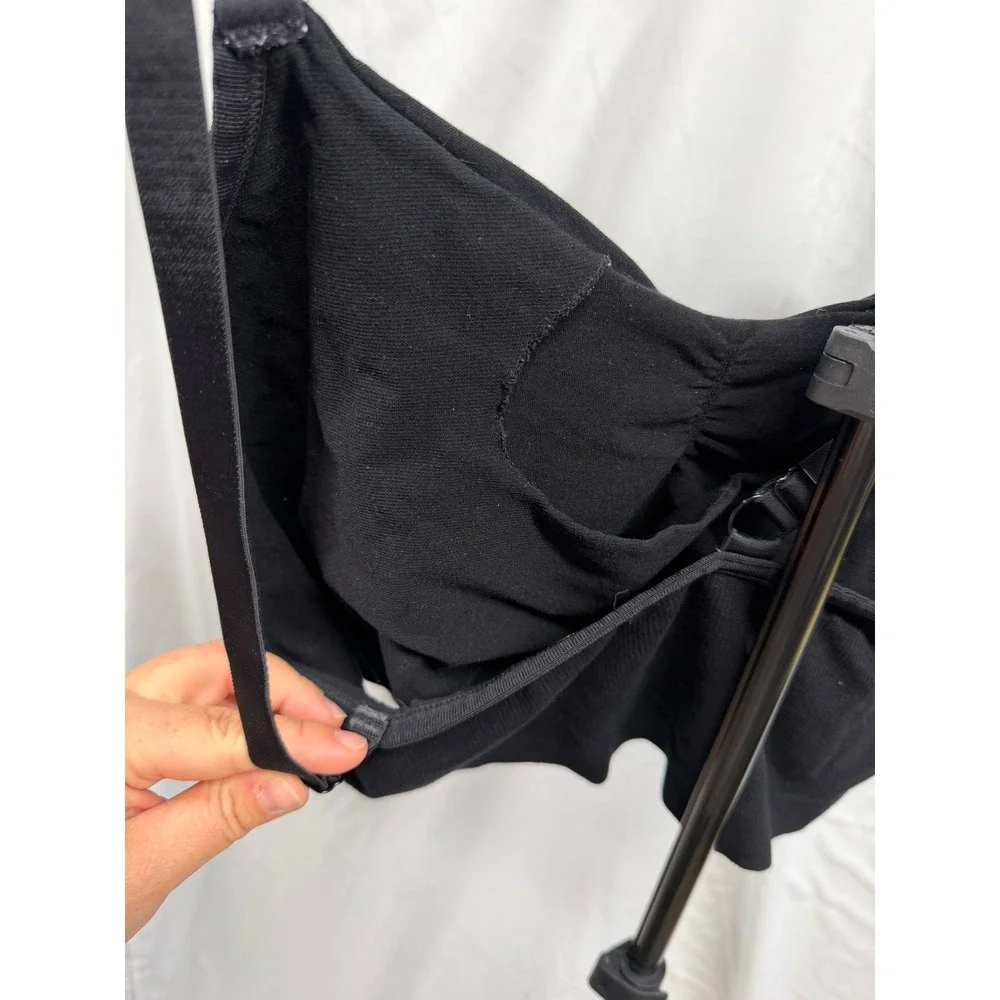 Kindred Bravely Lg Busty Sublime Hands-Free Pumping Lounge & Sleep Bra In Black